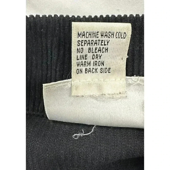 5.7.9. black corduroy zip up shirt jacket women's circle zip size Small - Picture 4 of 4